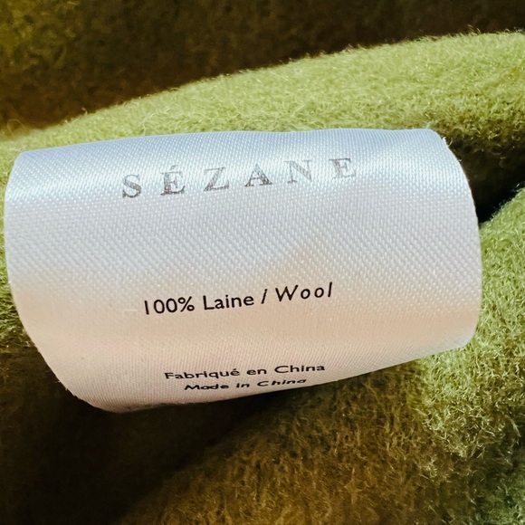Sezane Rehane Pullover in Olive Green - Size 12 - Picture 6 of 6